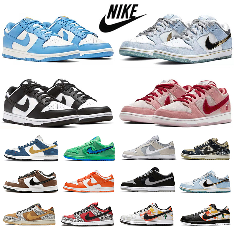 

SB dunk Running Shoes low men women platform dunks UNC coast University red Varsity Green Black Sean Cliver Shadow Valentines day trainers outdoor sports sneakers, Color#24