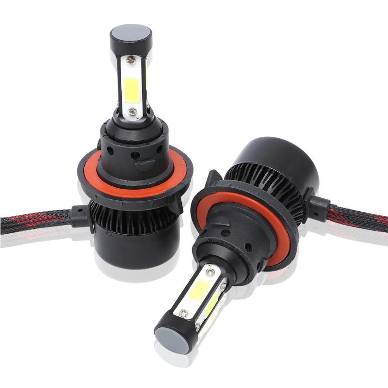 

Car Headlights H13 LED Bulbs 6500K White 8000LM COB Chips 4-Side For Hi/Lo Beam 36W Explosion-proof Work Lamp