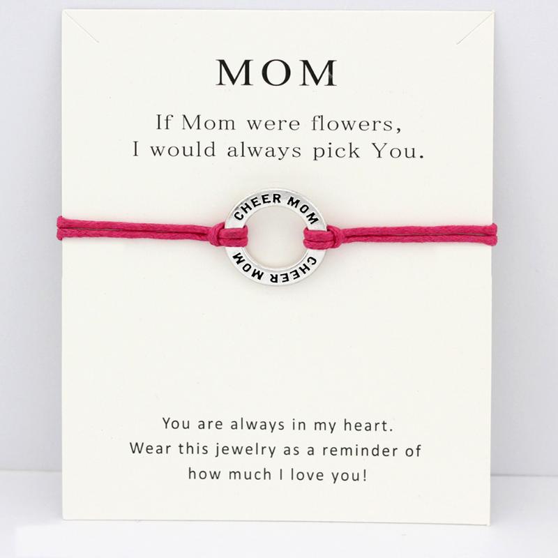 

Charm Bracelets Cheerleader Cheer Mom Baseball Softball Basketball Soccer Hockey Volleyball Sports Card Women Men Jewelry Gift