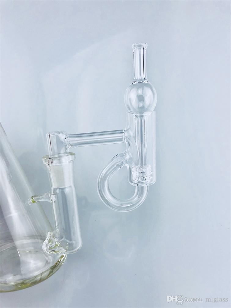 

Customized special-shaped smoke pipe transparent glass hookah pipe accessories 14mm connector manufacturers have direct price concessions