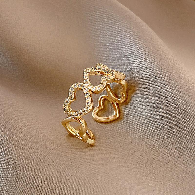 

Wedding Rings UILZ Simple Design Chain Ring Cool Adjustable Men Women Fashion Ladies Jewelry Party Gift Drop