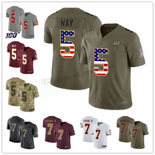 

Custom Mens women youth WASHINGTONREDSKINS5 Tress Way 7 Joe Theismann White red 100th Season Vapor Limited Football Jerseys