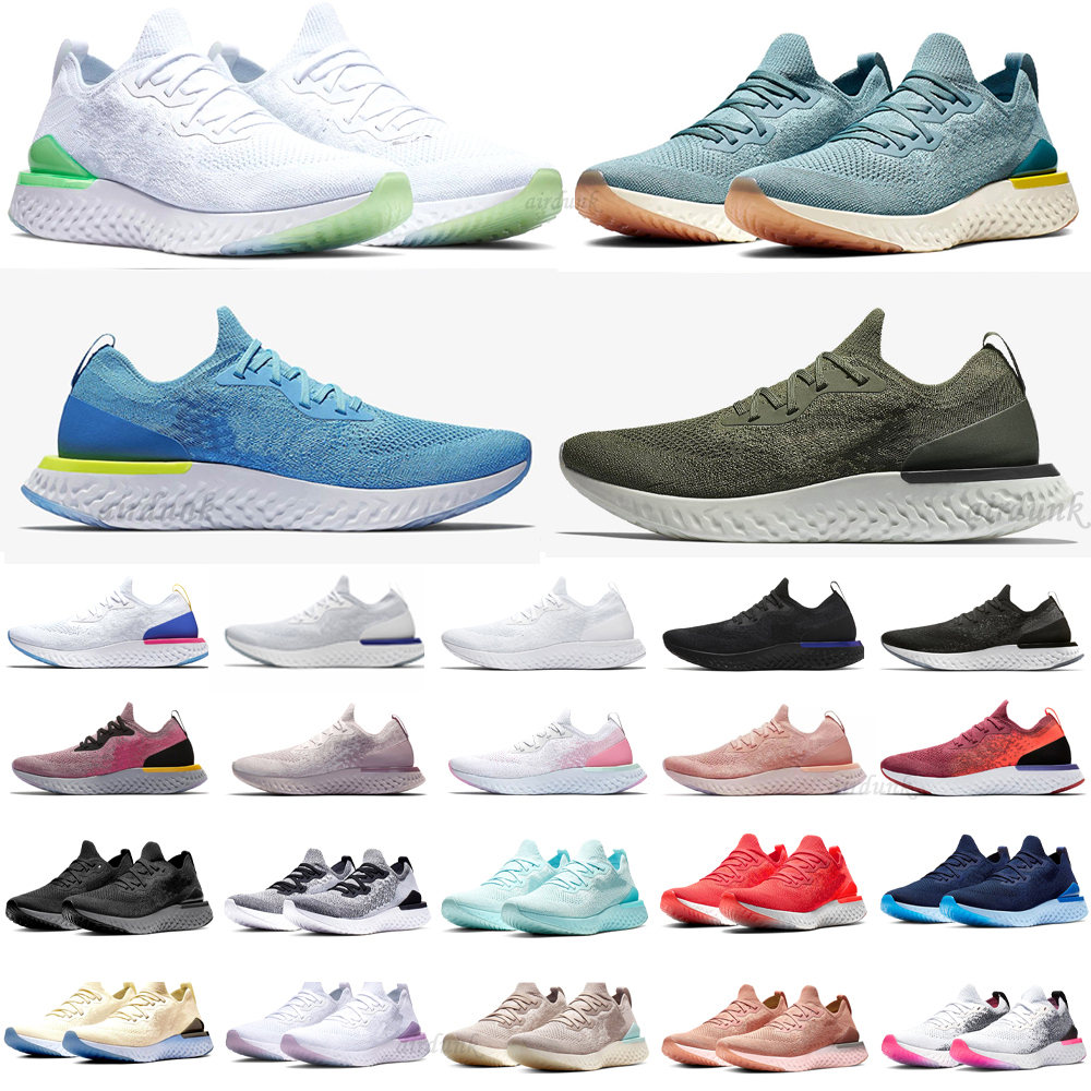 

React Fly knit V2 V1 Mens Womens Run Shoes Sprite Belgium Dusk to Dawn runner ALL White Grey Volt Cookies Cream Sport Sneakers size 36-45, Box