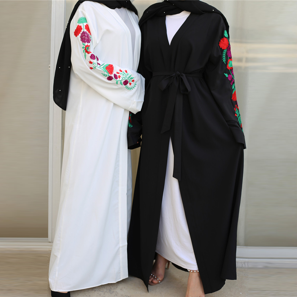 

Eid Mubarak Kaftan Dubai Abaya Kimono Cardigan Hijab Muslim Dress Ramadan Caftan Marocain Islamic Clothing Abayas For Women Robe
