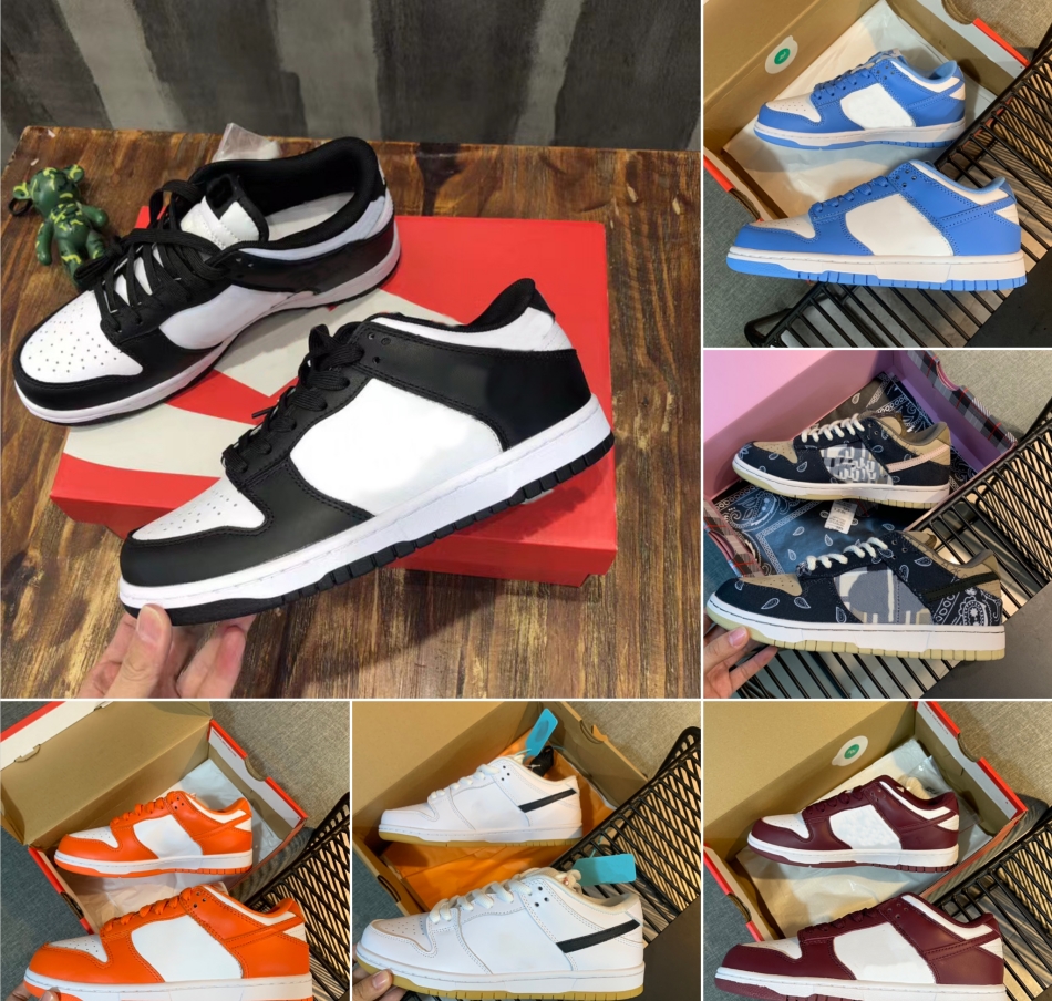 

2022 designer running shoes womens mens Low Pro QS single and double hook cashew flower ice cream sneakers brand leather topSenakers Luxury Trainers size 36-46 06, 30
