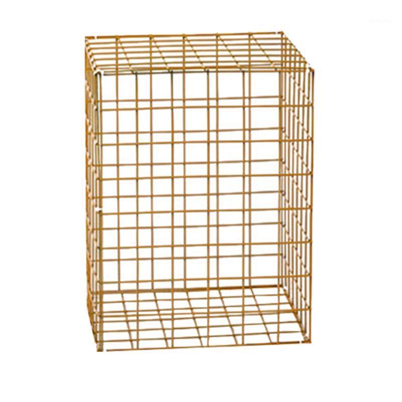 

Party Decoration Wedding Flower Display Rack Iron Stand Unique Vase Column (Golden)