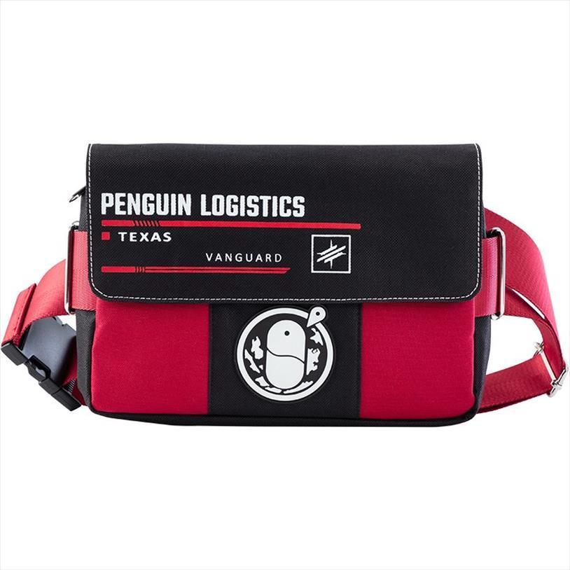 

game arknights messenger bag cosplay penguin logistics texas vanguard single shoulder satchel rucksack mochila sling bags