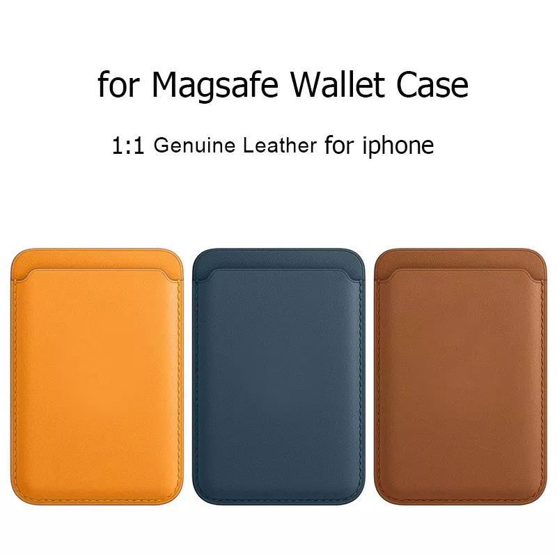 

for Magnetic Wallet Case 1:1 Genuine Leather Case for iPhone 13 Pro Max Magnetic Card Holder Phone Case for iPhone 13 Pro Mini, Green