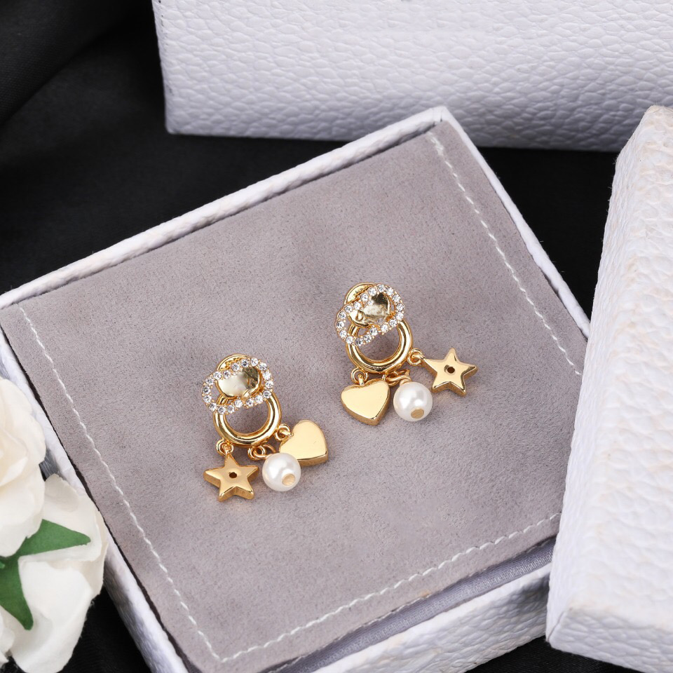 2021 New Fashion Earrings Personality Exaggerated Geometric Combination Popular Texture Silver Metal Jewelry Women for Gift-image-749765030