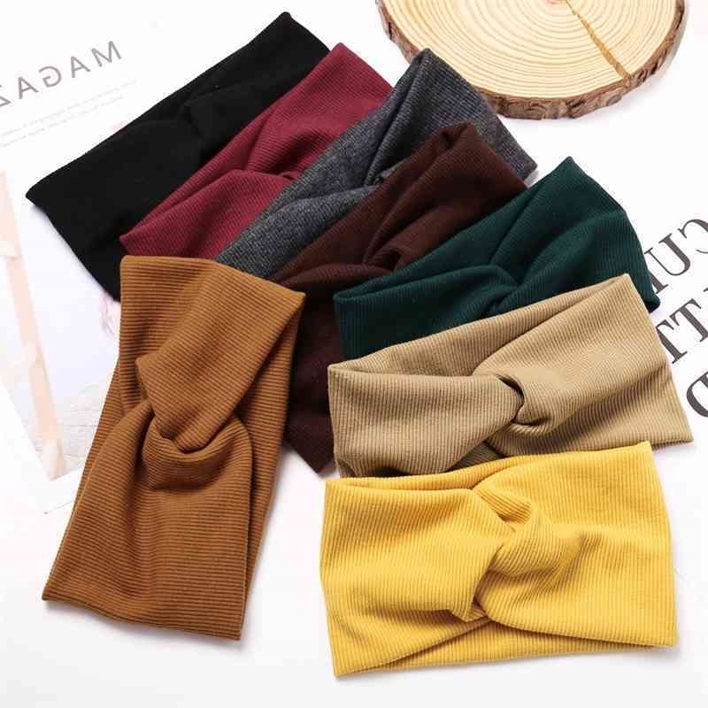 

thread Hair band children's cotton cross sports headband Yoga elastic