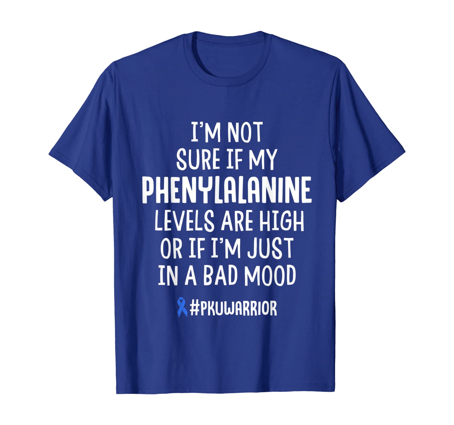

phenylketonuria pku strong phenylalanine awareness t shirt, White;black