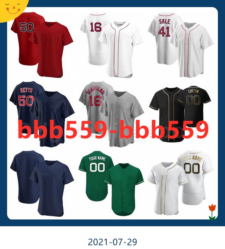 

New Baseball 28 JD Martinez Jersey 16 Andrew Benintendi 11 Rafael Devers 5 Kevin Pillar Jose Peraza Jackie Bradley Man Woman Youth, Kids