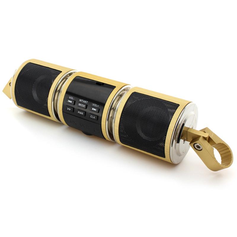 

Waterproof Motorcycle Speaker Audio Radio Bluetooth MP3B Moto Stereo System MP3 & MP4 Players