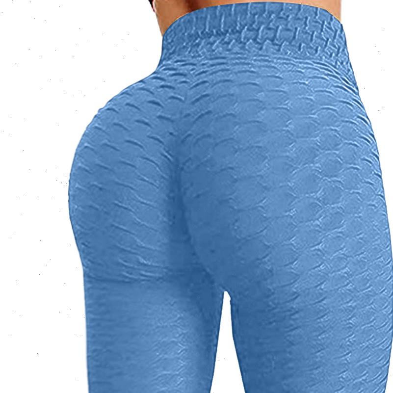 

high waist fitness elastic workout womens leggings gym push up solid bodybuilding jeggings pants, Black