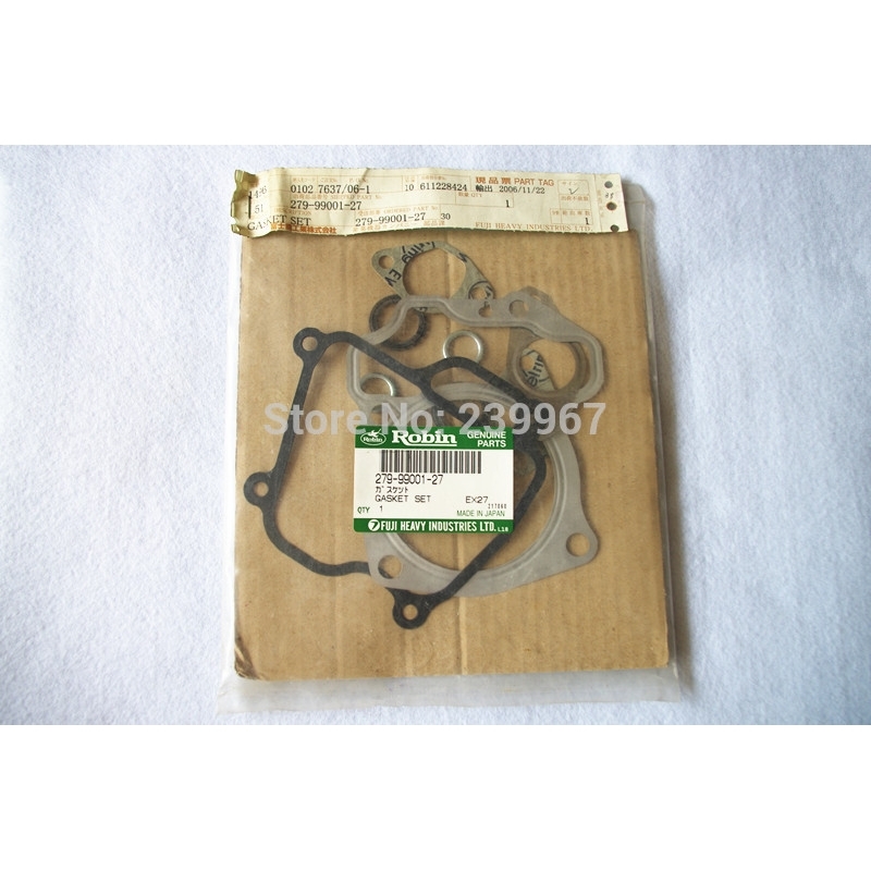 

Genuine gasket set for Robin Subaru EX27 Engine Rummer part # 279-99001-27