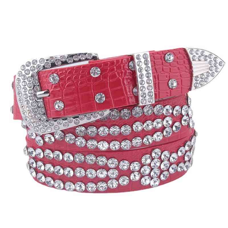 

Designer belts 2023 Women's women's fashion decoration full wide crystal with diamond belt factory outlet