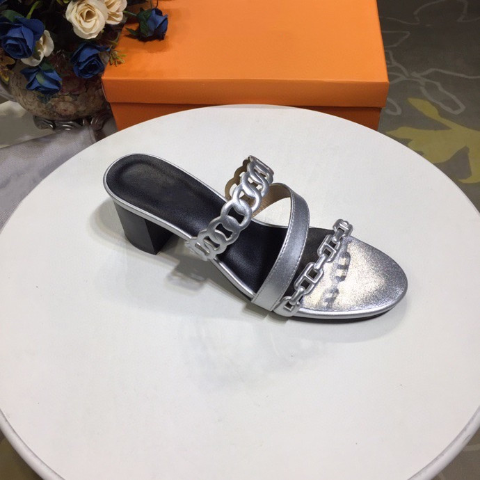 

2021ss Mules Slides Sandals Slippers Smooth Leather Flat Women Beach shoes Slide Sandal Slipper Flip Flops, 05