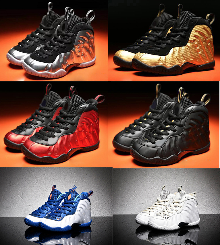 

Baby Kids Penny Hardaway Basketball Shoes Children Running Athletic Shoes Foams Boys Girls Sneakers Black Red Size 28-35, 12