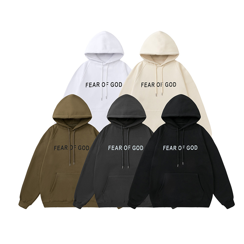 

Designer fog Men hoodie women fear of god logo letter printing mens Sweatshirt Men's fashion hip hop Sweatshirts cotton Long sleeve oversize Flocking Lovers hoodies, L need look other product