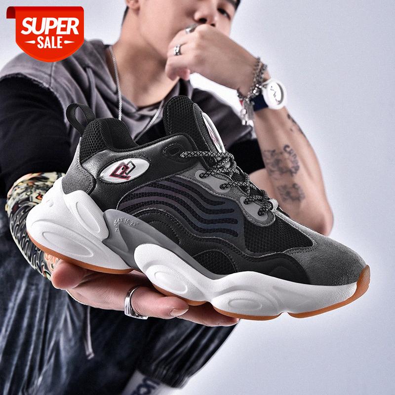 

summer men's shoes thick-soled old ins fashion trend luminous casual sports running tide #e124