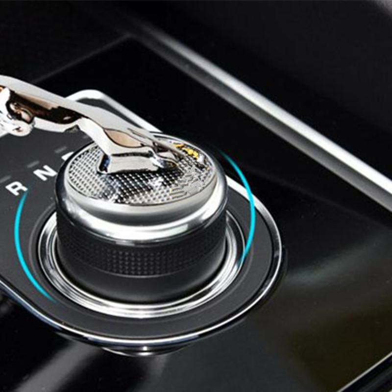 

Fashion Car Auto Gear Lever Shift Cutch Emblem Badge Sticker Decals For Jaguar XE XF XFL XJ F-PACE Car-Styling Stickers, As picture