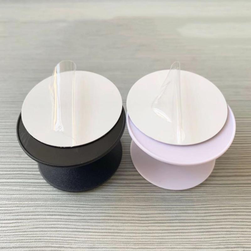 Cell Phone Mounts & Holders 15PCS Bulk Sublimation -up Blank Stand Sockets For Phones With Metal Plates And Stickers Printable Holder-image-716871898