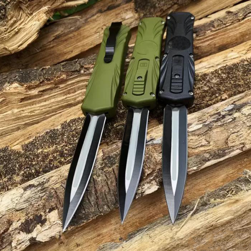 

New EDC OUT the Front Automatic Outdoor Knife tactical Combat camping utility hiking Auto pocket knives Tools