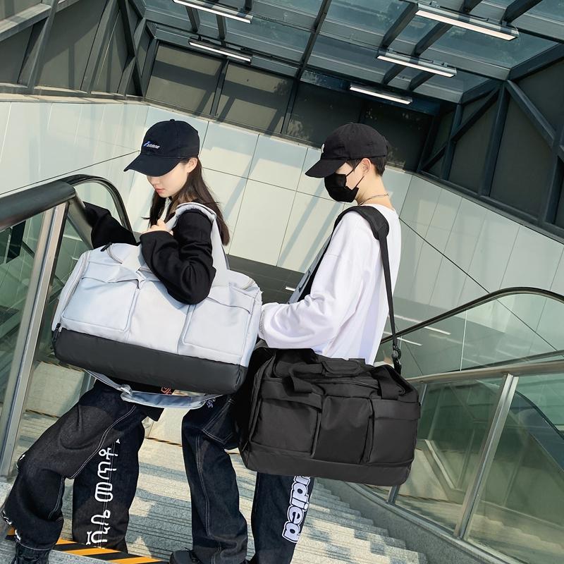 

Duffel Bags Men's And Women's Travel Bag Large Capacity Waterproof Sports Gym Yoga Outdoor Shoulder Crossbody Weekend Duffle Handbag, Green travel bag