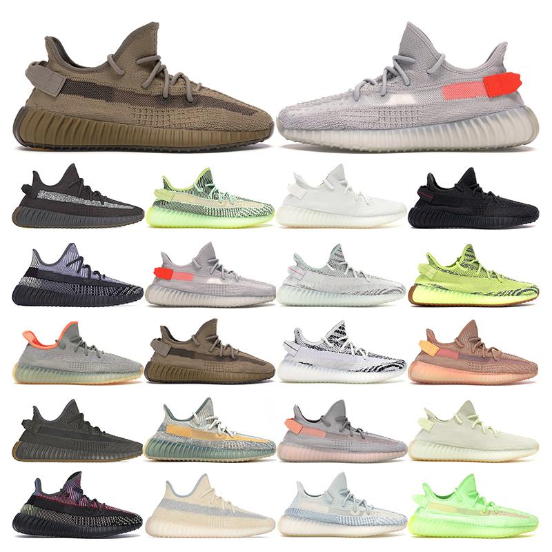 

2021 V2 shoes Static 3M Reflective Gypsophila Running Shoes Beluga 2.0 Sesame Butter Semi-frozen Yellow Cream White Zebra Mens Womens Sneakers, Box