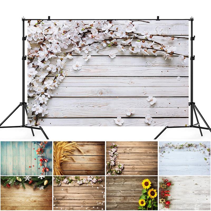 

Party Decoration Lyavshi Wooden Board Winter Flowers Wall Baby Portrait Pography Background Pographic Backdrop Po Studio