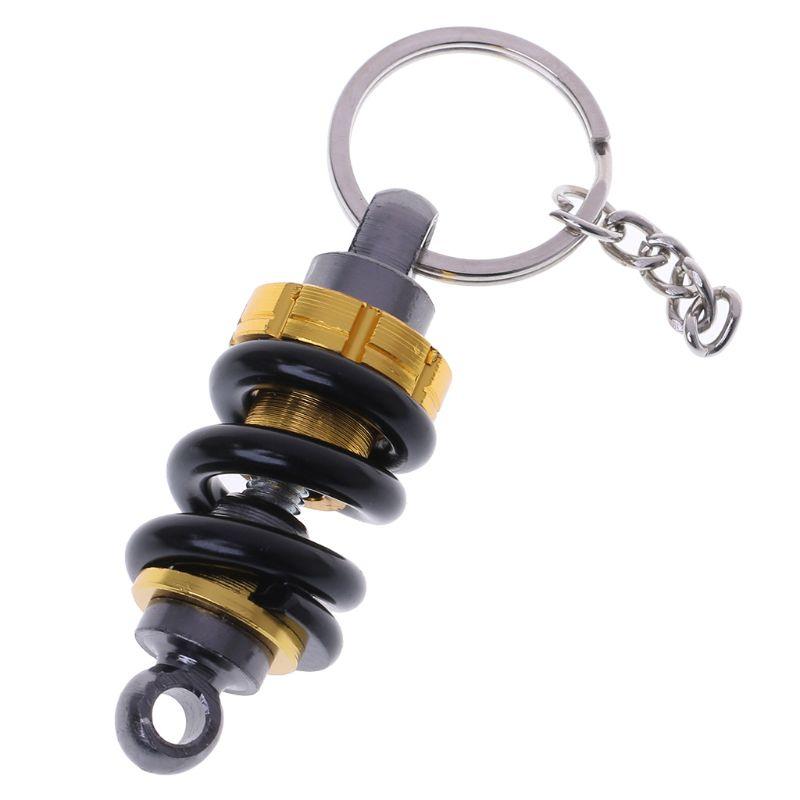 

Keychains Car Motorcycle Keychain Motor Modified Absorber Key Ring Decoration