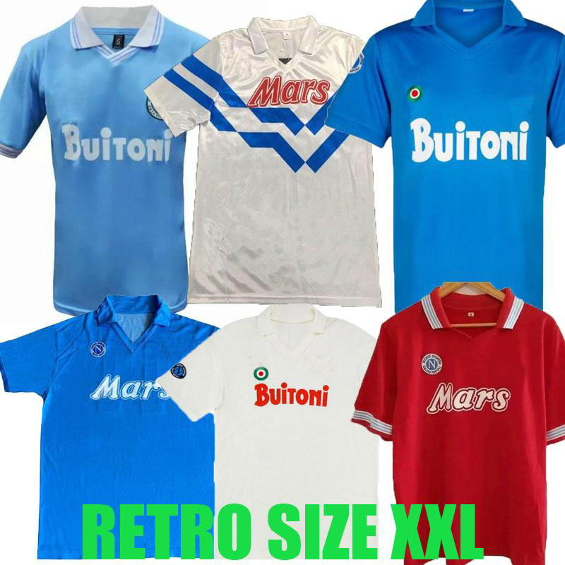 

1986 1987 1988 1999 Napoli Retro Soccer Jerseys 87 88 89 91 93 Coppa Italia Napoli Maradona Vintage Calcio Classic Vintage Football shirts, 88/89 home jersey