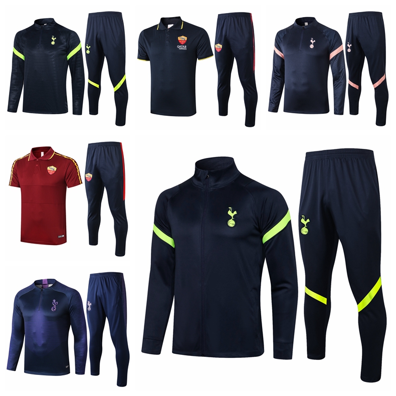 

21/22 Soccer Football Tracksuits maillot foot BALE KANE LUCAS HOJBJERG BERGWIJN LO CELSO Men Survetement Chandal Training Suit Z03