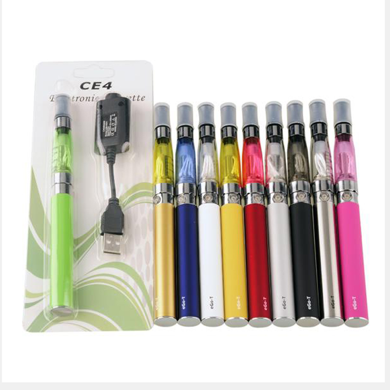 

Ego Evod CE4 Blister Starter Kit Atomizer E Cigarette 650mAh 900mAh 1100mAh With EGO-T Battery Clearomizer Electronic Cigarettes Kits, Multi