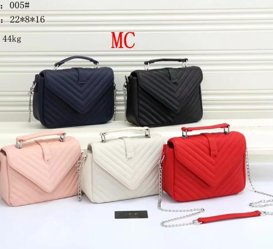 

Fashion Marmont bag Love heart V Wave Pattern Satchel Shoulder Bag Chain Handbags Crossbody Purse Lady Leather Classic Style Tote Bags