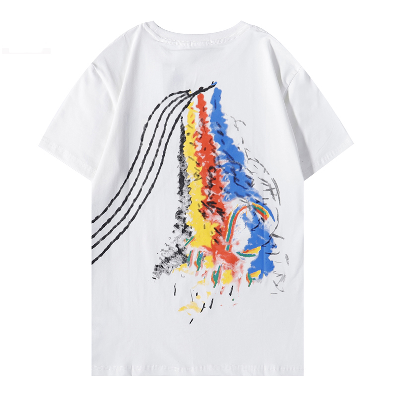 

Summer Men T Shirts Fashion Designer Casual Hip-Hop Clothing Letter Print Short Sleeves Couples Tees Tops, Customize