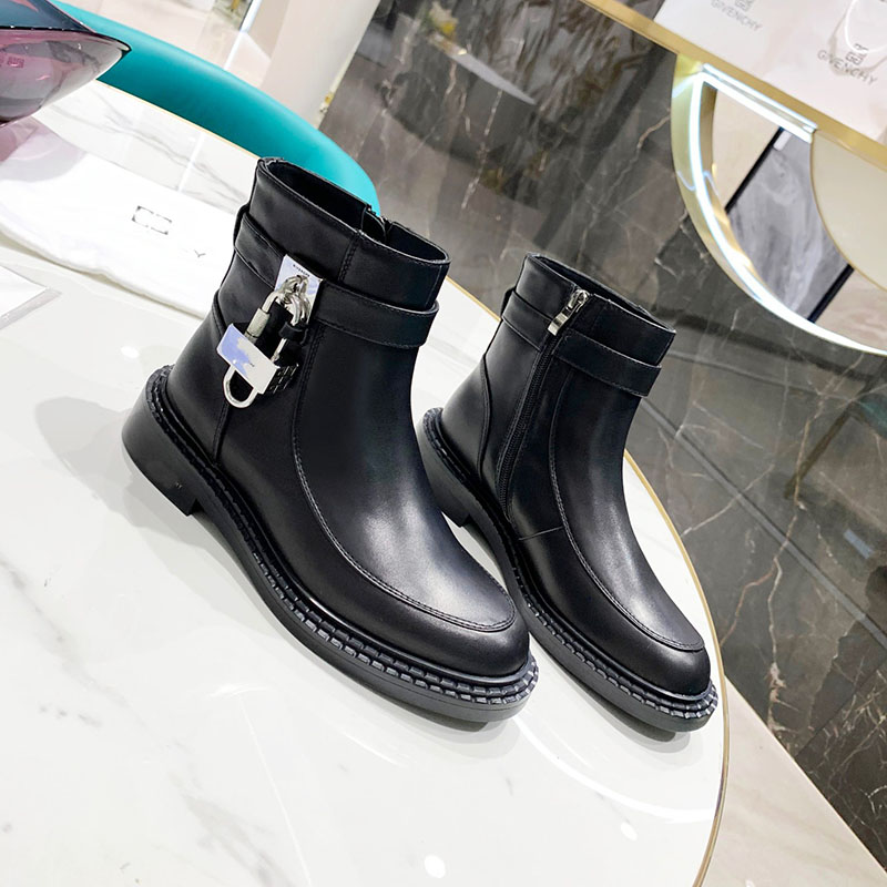 

High quality Fashion women's boots luxury Designer lady Ankle Classic Martin Boot Comfortable Winter Knight Shoes with Box, Style 4