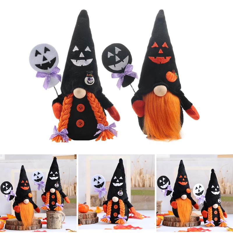 

Party Favor Adorable Plush Gnome Doll For Halloween Gift And Collection Soft Stuffed Toy Kids Home Decor ANDF889