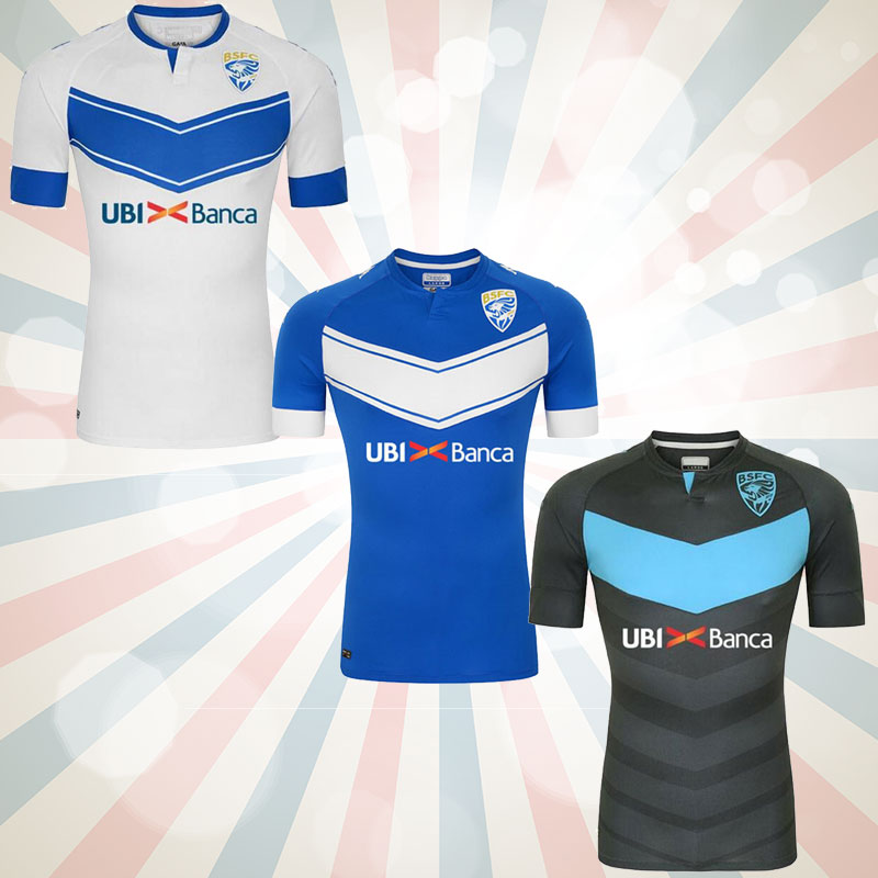 

2020 2021 Brescia Calcio Soccer Jerseys Magnani Tonali Donnarumma Aye maglietta Morosini BALOTELLI Custom 20 21 Football Shirt, Home