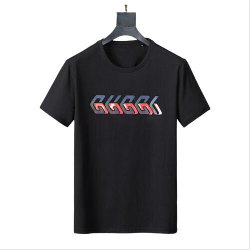 

22ss Designers T shirt Summer Europe Paris Polos American Stars Fashion Mens tshirts Star Satin Cotton Casual t-shirt Women mans Tees Black White M-4XL #265 T-shirt