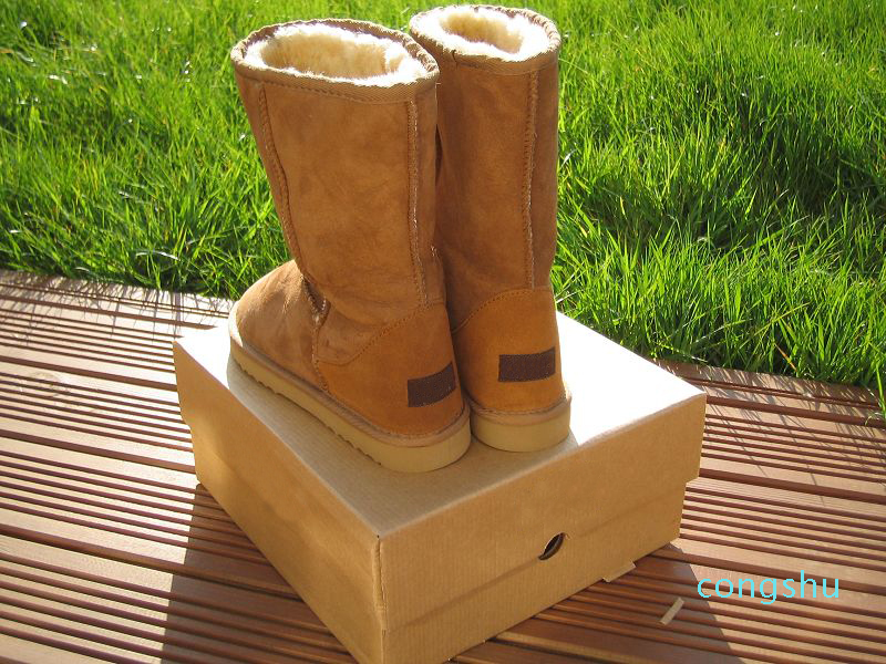 

Hot Sale-DORP shipping 2020 High Quality WGG Women's Classic tall Boots Womens Australia Snow boots Winter leather boot US SIZE 4---13, Pink