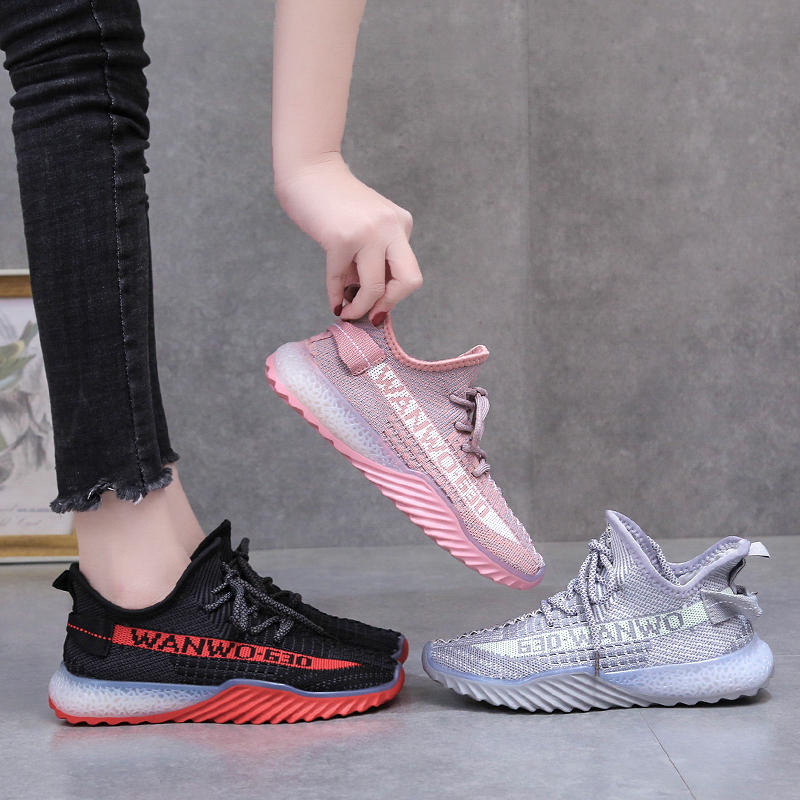 

Top High Quality Women's mesh casual breathable running shoes fashion trend sports sneakers trainers outdoor jogging walking size 36-40, A2