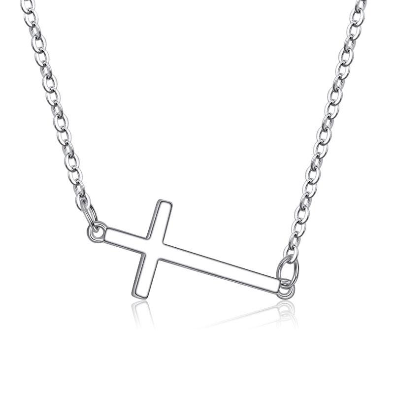 

Pendant Necklaces Cross Ladies Simple Personality Necklace Cute Wild Jewelry Clavicle Chain