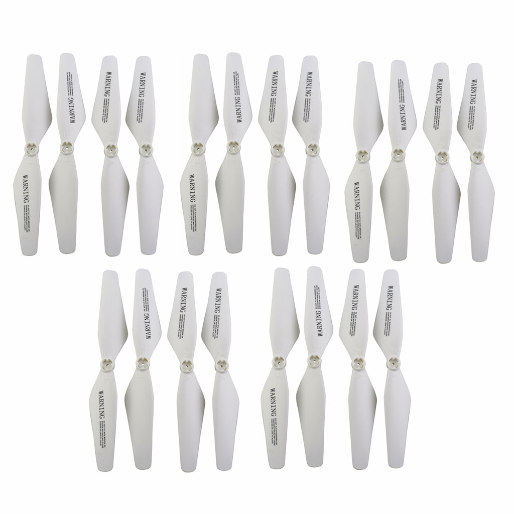 

20PCS Propeller For Syma Z3 Four Axis Aircraft Remote Control Helicopter Spare Parts, 20pcs white