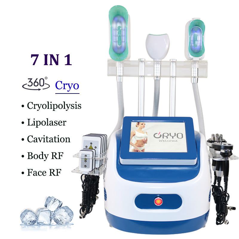

2021 portable cryo lipo laser fat removal body slimming 650nm diode lazer cryolipolysis spa salon home use reduce cellulite machine