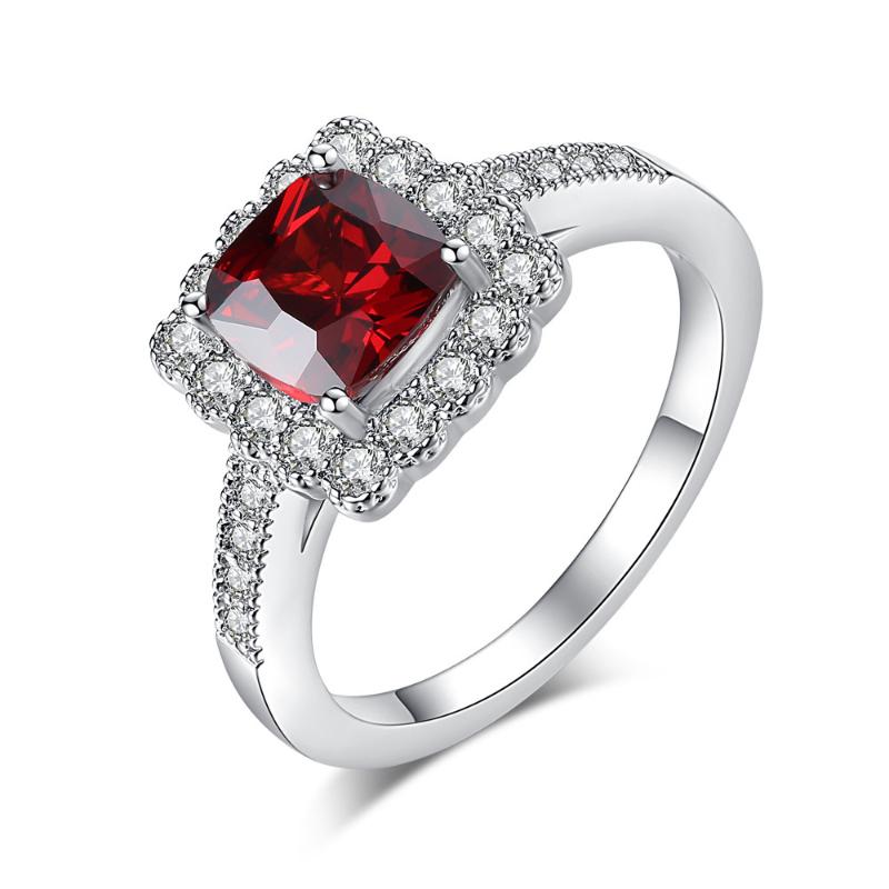 

Wedding Rings Love Heart Shape Copper Womens Simple For Engagement Couple Fiancee Girlfriend Jewelry Creativity Gift Wholesale