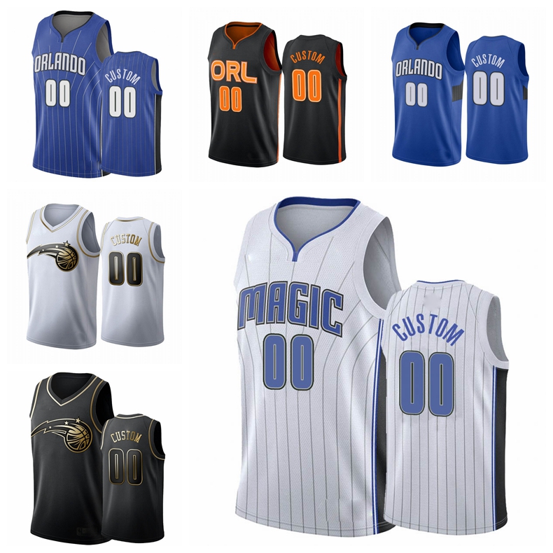 

Orlando Magic MEN Custom 2020-21 Women Youth Icon Blue Basketball Jersey S-6XL, Black