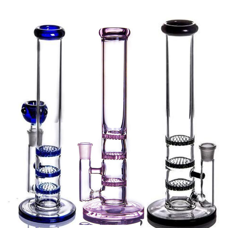 Heady Glass Bong Percolator hookahs straight bongs flower bowls-image-424811781