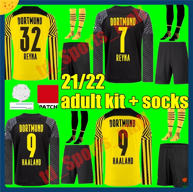 

21 22 adult kit Long sleeve HAALAND REUS home away 3rd soccer jersey BVB 2021 2022 Men kits HAZARD BELLINGHAM SANCHO HUMMELS BRANDT football shirts, Home +socks