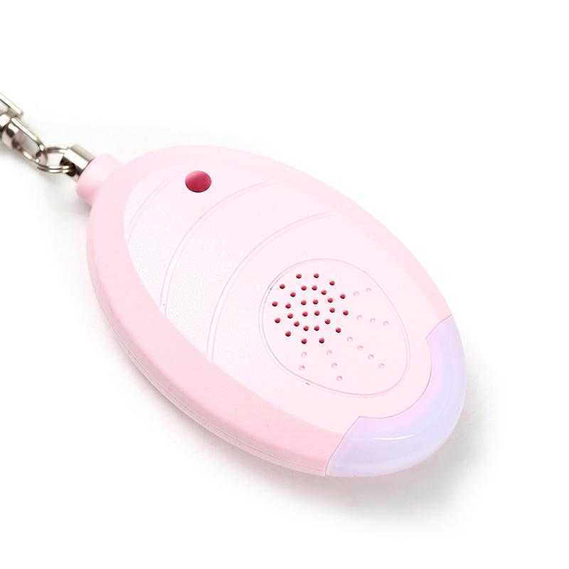 Home Self Defense Alarm 130dB Egg Shape Girl Women Security Protect Alert Personal Safety Scream Loud Keychain Emergency Alarms